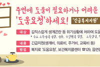 ‘긴급복지지원’서비스 알고 계시나요?