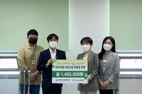 중랑구시설관리공단, (사)더불어함께새희망에 독거노인을 위한 후원금 전달