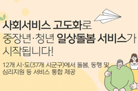[사회복지이슈] 사회서비스 고도화로 중장년·청년 대상 일상돌봄 서비스 시작