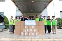 (사)더함께새희망-화성시 남양읍 행정복지센터, ‘피부 관리 물품’ 후원
