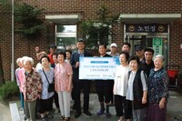 (사)더함께새희망, 김포시 풍무동 경로당 ‘냉방용품’ 지원