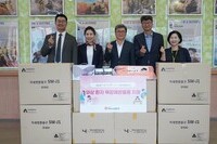 (사)더함께새희망, 광주지역 취약계층 후원물품 전달