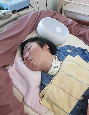 뇌병변과 싸우고 있는 미영씨